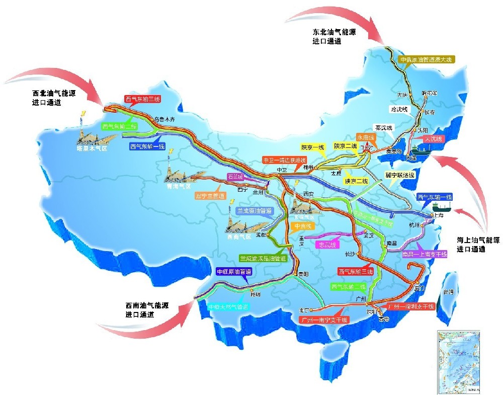 西气东输工程惠及我国近5亿人口 能源大动脉气贯神州